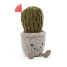 Jellycat plüss hordó kaktusz - Silly Succulent Barrel Cactus plüssfigura
