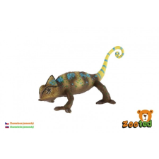 Jemeni kaméleon műanyag figura 18cm tasakban játékfigura