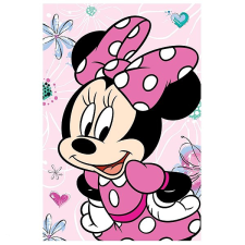 Jerry Fabrics 02 Minnie Flowers mirkoflanel pléd, 100×150 cm lakástextília