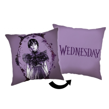 Jerry Fabrics Pillow Wednesday Purple 40 × 40 cm (03400-WEDNESDAY1A) lakástextília