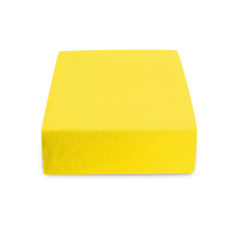 Jersey gyerek lepedő 60x120 cm sárga lakástextília