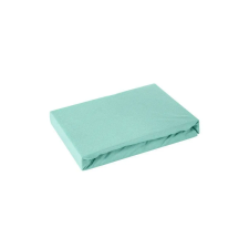  Jersey pamut gumis lepedő Menta 120x200 cm +25 cm lakástextília