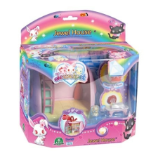 Jewelpet házikó drágakövekkel játékfigura