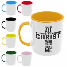  Jézus megerősít engem - Színes Bögre bögrék, csészék