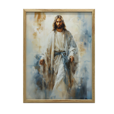 JÉZUSÚT VÁSZFESTÉS KERET NÉLKÜL PREMIUM VÁSZON 50x70 CM grafika, keretezett kép