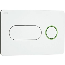 Jika MODUL PL 8 kettős nyomólap, fehér, zöld gyűrűvel H8936460000001 szaniter