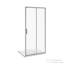 Jika NION 100 cm-es zuhanyajtó fix résszel, átlátszó üveggel, króm H2422N30026681 kád, zuhanykabin