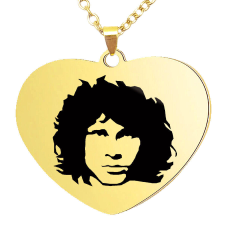 Jim Morrison medál lánccal, választható több formában és színben medál