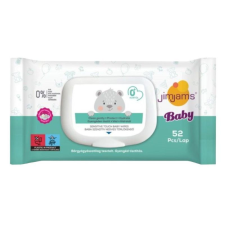 Jimjams baby nedves popsitörlőkendő illatmentes 52db törlőkendő