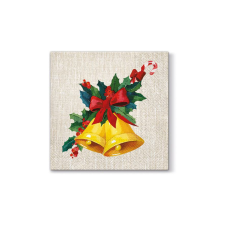 Jingle Bells papírszalvéta 33x33cm,20db-os asztalterítő és szalvéta