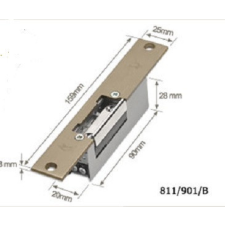 Jis Elektromos Zár Rövid Jis 811-901X Inverz 12V Dc Áll. zár és alkatrészei