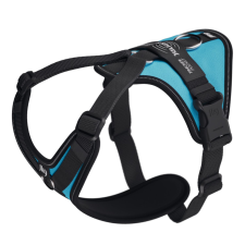  JK9 Longwalk Light kutyahám okoseszköz-tartó hámfelirattal, aquamarine, méret: S nyakörv, póráz, hám kutyáknak