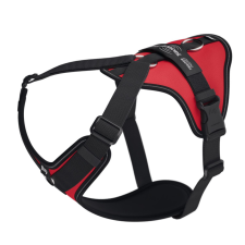  JK9 Longwalk Light kutyahám okoseszköz-tartó hámfelirattal, piros, méret: 2XL nyakörv, póráz, hám kutyáknak