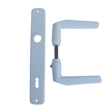 Jkh AJTÓKILINCS NZ 410 + AJTÓCÍM 90 MM FEHÉR PORSZÓRT SB zár és alkatrészei