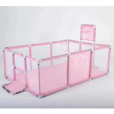 JM Baba Biztonsági Játszókerítés / Járóka Gyerekeknek Brutt 182x122 rózsaszín kreatív és készségfejlesztő