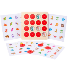 JM Fa Készségfejlesztő Játékok Memória Játék kreatív és készségfejlesztő