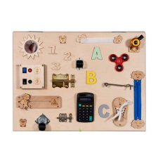 JM Kétoldalas Manipulációs Tábla kreatív és készségfejlesztő