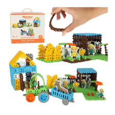 JM Marioinex Építőelemek Lengyel Mini Gofri Farmer Buborékfólia 185 Elem barkácsolás, építés
