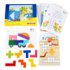JM Montessori Kreatív blokkok puzzle Tetris puzzle