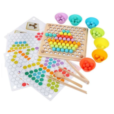 JM OKTATÓ MOZAIK PUZZLE MONTESSORI GYÖNGYÖKKEL 77 DB. puzzle, kirakós