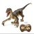 JM Távirányítós T-Rex dinoszaurusz 45cm Velociraptor távirányítós játék dínó élethű hanghatásokkal