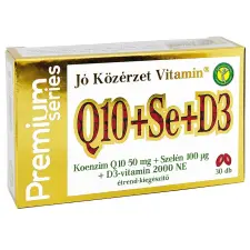  Jó Közérzet koenzim q10+szelén+d3 prémium lágyzselatin kapszula 30 db reform élelmiszer