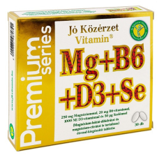  Jó Közérzet prémium mg+b6+se+d3 30 db gyógyhatású készítmény