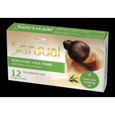 Joanna JOANNA Sensual Szőrtelenítő gyantacsík arcra aloe verával - 6x2 db szőrtelenítés