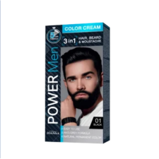  Joanna Power Men Haj-, bajusz és szakállfesték Fekete szakállápolás