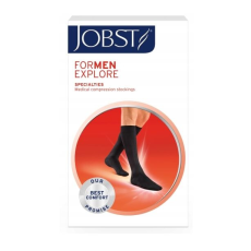  Jobst ForMen Explore Térdzokni CCL1 Zárt Lábujj, Fekete, 1-es Méret