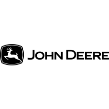 John Deere fekete,61cmx12cm autó dekoráció