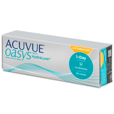 Johnson &amp; Johnson Acuvue Oasys 1-Day with HydraLuxe for Astigmatism (30 db lencse) kontaktlencse