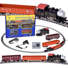 Jokomisiada Elektromos Klasszikus Gőzmozdony Készlet H0 Vezérlőegységgel 1:87 (RC0643) kisvasút