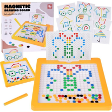 Jokomisiada Mágneses Oktatótábla Színes Mágneskorongokkal És Sablonokkal (ZA4738) kreatív és készségfejlesztő