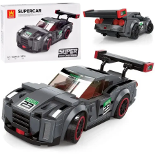 Jokomisiada Sportautó Szürke 166 Darabos + Matricák (ZA5743) barkácsolás, építés