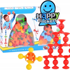 Jokomisiada Tapadókorongos Smile Építőjáték - Színes barkácsolás, építés