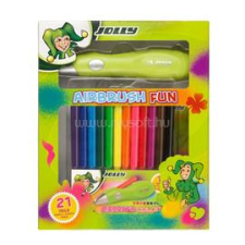 JOLLY Airbrush Fun 12 patronos airbrush készlet (4446-0001) filctoll, marker