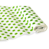 JOLLY Krepp-papír Jolly 50x200 cm 28g/m2 fehér zöld pöttyökkel