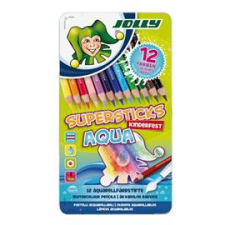 JOLLY Superstick Kinderfest Aqua 12 darabos színesceruza készlet (3001-0001) színes ceruza