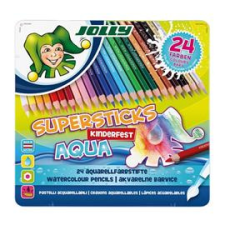 JOLLY Superstick Kinderfest Aqua 24 darabos színesceruza készlet (3001-0002) színes ceruza