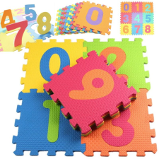 jonacsomag.hu Habtapi puzzle habszivacs szőnyeg SZÁMOS 10db 30x30cm játszószőnyeg