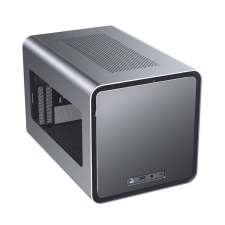 JONSBO V8 táp nélküli ablakos ITX ház szürke (jonV8) számítógép ház