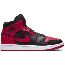 Jordan Air jordan 1 mid utcai cipő férfi fekete/fehér/piros 52.5