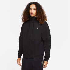 Jordan essentials fleece full zip hoodie pulóver férfi fekete xl
