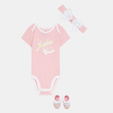  JORDAN KIDS SKY ROOKIE BOX SET MEDIUM SOFT PINK 6-12M