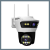  Jortan 4 Dupla Megfigyelő Kamera: 180°-os Panoráma és WiFi/LAN JT4