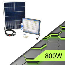 Jortan napelemes LED lámpa távirányítóval 800W JTBS800W kültéri világítás