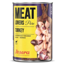 Josera Meat lovers Pure Turkey 6x400g kutyaeledel