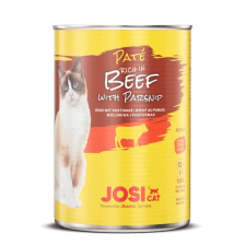 JosiCat konzerv Paté Beef with parsnip 12 x 400g macskaeledel