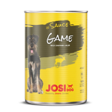  JosiDog Game in Sauce 12 x 415 g kutyaeledel